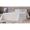 Colcha Bouti Jacquard Pedraza Con Relleno De 100 Gr Blanco Para Cama De 90 Cm