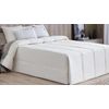 Edredón Conforter Jacquard Pedraza Blanco Para Cama De 135 Cm