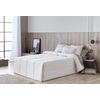 Edredón Conforter Jacquard Pedraza Blanco Para Cama De 135 Cm