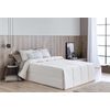 Edredón Conforter Jacquard Pedraza Blanco Para Cama De 135 Cm