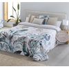 Edredon Estampado Olivella Con Reverso Sherpa Para Cama De 135 Cm