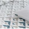 Colcha Bouti Estampada Para Invierno Con Relleno Murcia Azul Para Cama De 90 Cm