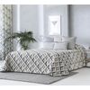 Colcha Bouti Estampada Para Invierno Con Relleno Murcia Gris Para Cama De 105 Cm