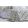 Edredón Estampado Murcia Gris Con Reverso Sherpa Para Cama De 105 Cm