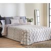 Edredón Estampado Toledo Beige Con Reverso Sherpa Para Cama De 135 Cm