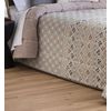 Edredón Estampado Toledo Beige Con Reverso Sherpa Para Cama De 135 Cm