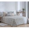 Bouti Jacquard Ceuta Beig De Diseño Colcha Acolchada Con Relleno De 100 Gr Para Cama De 90 Cm