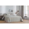 Colcha Bouti Jacquard Para Invierno Con Relleno Somo Beige Para Cama De 90 Cm