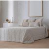 Colcha Bouti Jacquard Para Invierno Con Relleno Suances Beige Para Cama De 90 Cm