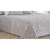 Bouti Jacquard Bilbao Beig De Diseño Colcha Acolchada Con Relleno De 100 Gr Para Cama De 170 Cm