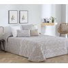 Bouti Jacquard Bilbao Beig De Diseño Colcha Acolchada Con Relleno De 100 Gr Para Cama De 180 Cm