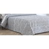 Bouti Jacquard Bilbao Gris De Diseño Colcha Acolchada Con Relleno De 100 Gr Para Cama De 180 Cm