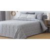 Colcha Bouti Jacquard Para Invierno Con Relleno Somo Gris Para Cama De 180 Cm