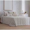 Colcha Bouti Jacquard Para Invierno Con Relleno Suances Beige Para Cama De 170 Cm