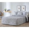 Edredon Conforter Jacquard Bilbao Gris Para Cama De 90 Cm