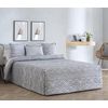 Edredon Conforter Jacquard Bilbao Gris Para Cama De 90 Cm