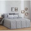 Edredon Conforter Jacquard Somo Gris Para Cama De 90 Cm