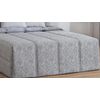 Edredon Conforter Jacquard Somo Gris Para Cama De 90 Cm