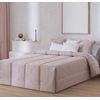 Edredon Conforter Jacquard Suances Rosa Para Cama De 90 Cm