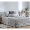 Edredon Conforter Jacquard Ceuta Gris Para Cama De 105 Cm