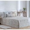 Edredon Conforter Jacquard Ceuta Beige Para Cama De 135 Cm