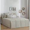 Edredon Conforter Jacquard Somo Beig Para Cama De 160 Cm