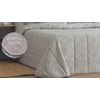 Edredon Jacquard Somo Beig Con Reverso Sherpa Para Cama De 105 Cm