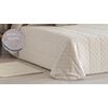 Edredon Jacquard Avila Beig Con Reverso Sherpa Para Cama De 135 Cm