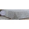 Edredon Estampado Jacquard Ceuta Gris Con Reverso Sherpa Para Cama De 150 Cm