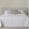 Colcha Bouti Jacquard Júcar Con Relleno De 100 Gr Blanco Para Cama De 90 Cm