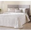 Colcha Bouti Jacquard Deva Con Relleno De 100 Gr Blanco Para Cama De 150 Cm