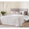 Edredon Jacquard Deva Blanco Con Reverso Sherpa Para Cama De 105 Cm