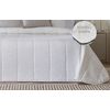 Edredon Jacquard Jucar Blanco Con Reverso Sherpa Para Cama De 105 Cm