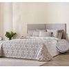 Edredon Jacquard Deva Beig Con Reverso Sherpa Para Cama De 135 Cm