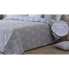 Edredon Jacquard Jucar Gris Con Reverso Sherpa Para Cama De 135 Cm