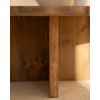 Mesa De Centro Tokyo I, Madera Natural Envejecida Hecha A Mano - 60cm