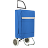 Carro Carrito De Compra Plegable Ligero 100x41x33cm 2 Ruedas Color Azul