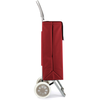 Carro Carrito De Compra Plegable Ligero 100x41x33cm 2 Ruedas Color Rojo