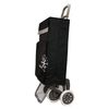 Carro Carrito De Compra Con Bolsa Termo Plegable Ligero 100x41x33cm 4 Ruedas Color Negro