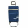 Carro Carrito De Compra Plegable Ligero Con Bolsa Termo 2 Ruedas 100x41x33cm  Color Marino