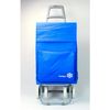 Carro Carrito De Compra Plegable Ligero Con Bolsa Termo 4 Ruedas 100x41x33cm  Color Azul