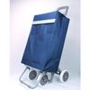 Carro Carrito De Compra Plegable Ligero 100x41x33cm 4 Ruedas Color Marino