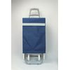 Carro Carrito De Compra Plegable Ligero 100x41x33cm 4 Ruedas Color Marino