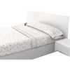 Juego Sábanas 3 Piezas Cama 105cm Hawai Beige  Estampadas De Verano 100% Microfibra  Poliester