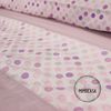 Juego Sábanas 3 Piezas Cama 90cm Hawai Morado Estampadas De Verano 100% Microfibra  Poliester