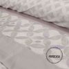 Juego Sábanas 3 Piezas Cama 105cm Troya Gris Estampadas De Verano 100% Microfibra  Poliester