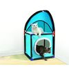 004065 Caseta De 2 Niveles Para Gatos Kitty Corner Acolchada 71 X 36 X 36cm