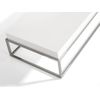 Mesa Centro Rectangular Blanca 2025 Angel Cerdá 123 X 63 X 31 Cm.