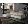 Sofá Chaise Longue Piel Vacuno Gris Angel Cerda 271x163x85