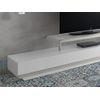 Mueble Tv Blanco Y Acero 3042 Angel Cerdá 200 X 40 X 45